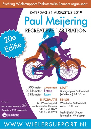 Affiche triatlon Paul Meijering