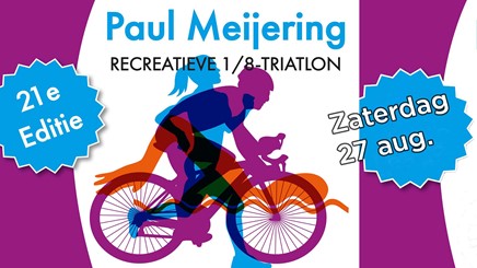 1/8 triatlon 27 augustus Zaltbommel Paul Meijering