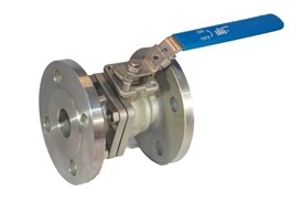 Stainless steel BSP Flanged ball valve