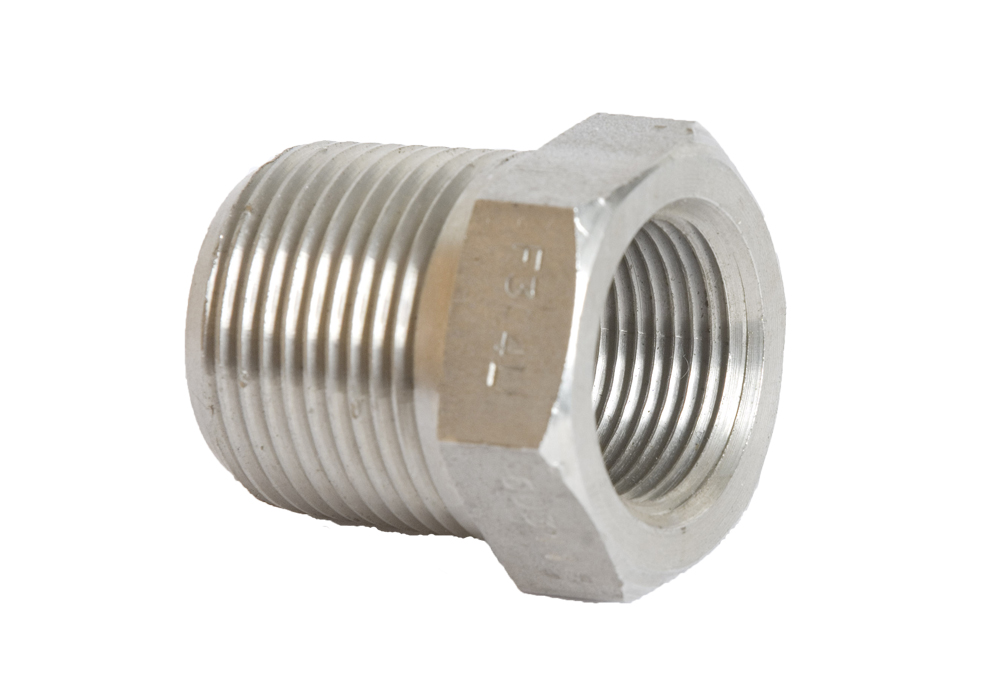 Stainless steel 6000/3000 lbs NPT Hexagon bushing